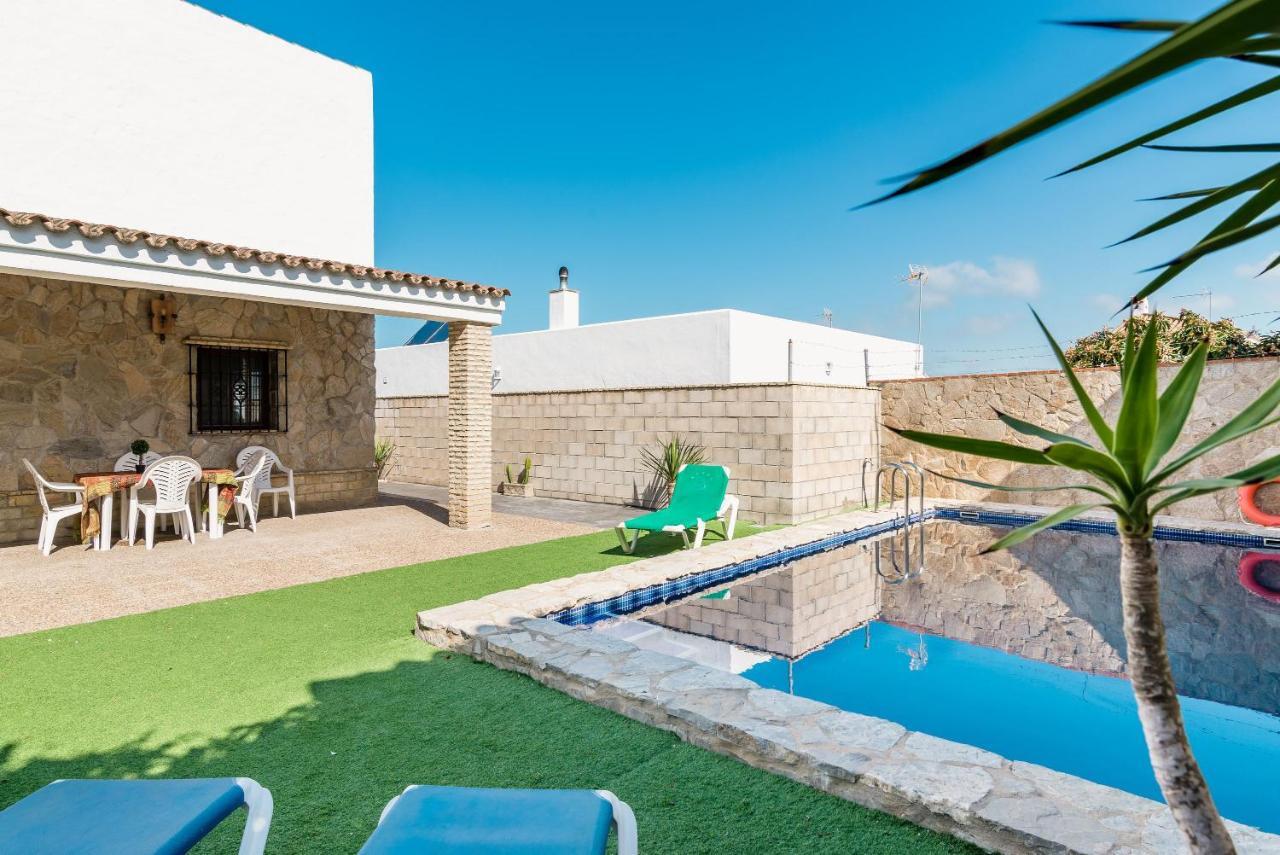 Chalet Aragon Muñoz - Sólo Familias Conil De La Frontera Exterior foto